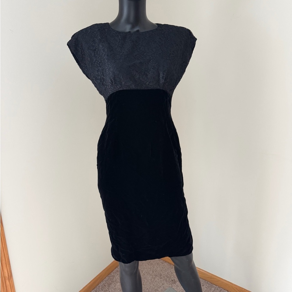 Vintage Elegant Black Dress